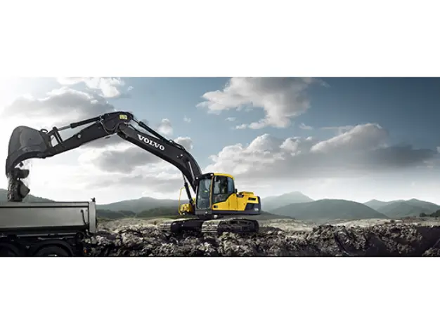 гусеничный экскаватор volvo ec220dl 004