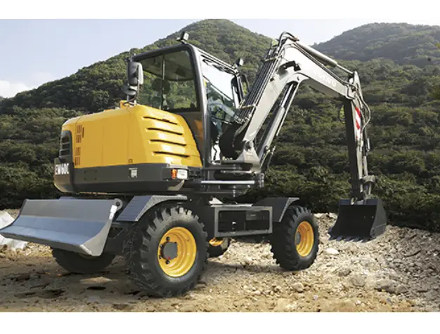 колышный экскаватор volvo ew60c 03