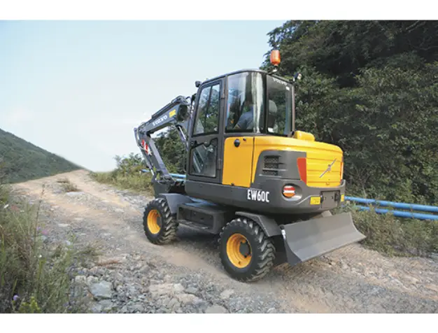 колышный экскаватор volvo ew60c 04